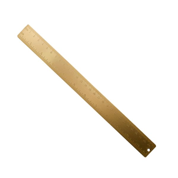 Brass Ruler 12 Inches