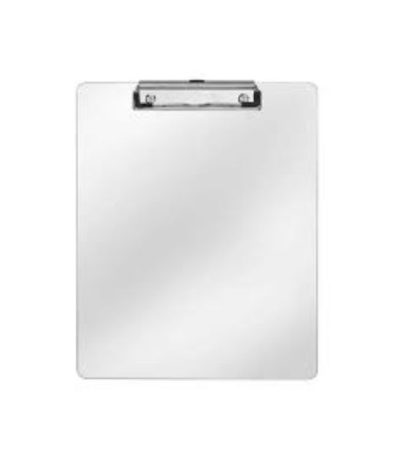 Clip Board Aluminium Small With Wire Clip