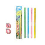 Deli HB Graphite Pencils C093 with Eraser and Sharpener