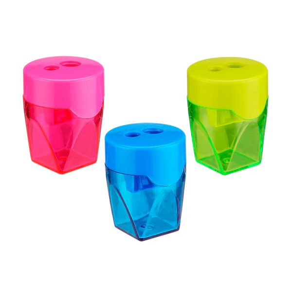 Deli Two Holes Pencil Sharpener E39768 1