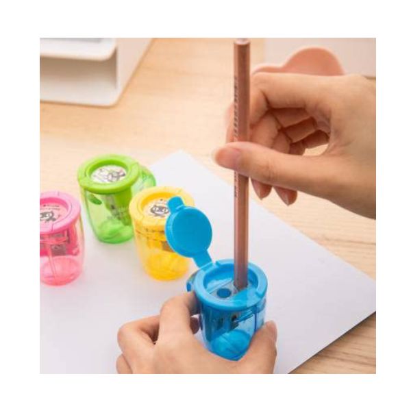 Deli Two holes Cup Pencil Sharpener 0551 1Pc1