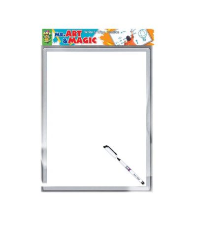 Formica White Board with Marker