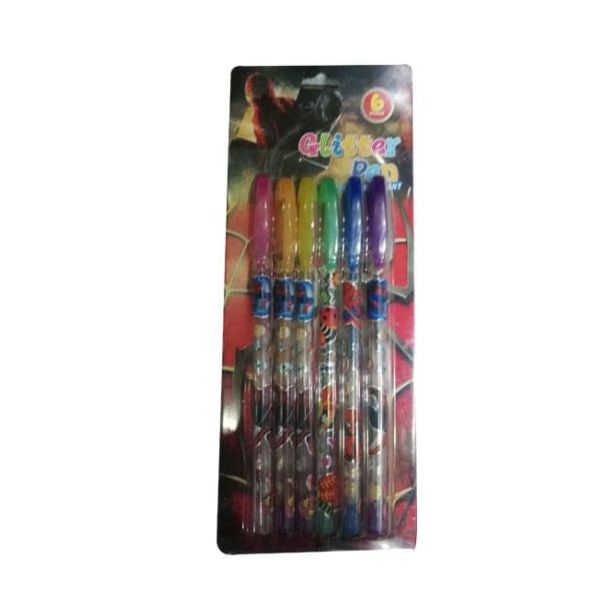 Glitter Pen 6 Colour (029-6)