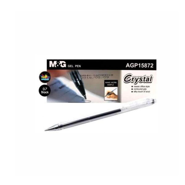 M&G Gel Pen Crystal0.7mm 1pc