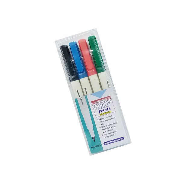 Monami Permanent OHP Marker Set: