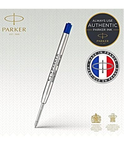 Parker Ball Point Refill Blue Medium 1.0mm – Smooth Writing Replacement Refill