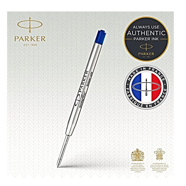 Parker Ball Point Refill Blue Medium 1.0mm – Smooth Writing Replacement Refill