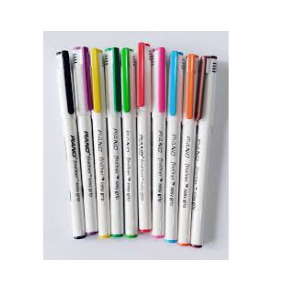 Piano Pointer Fine Liner Mixed Color Pack of 10