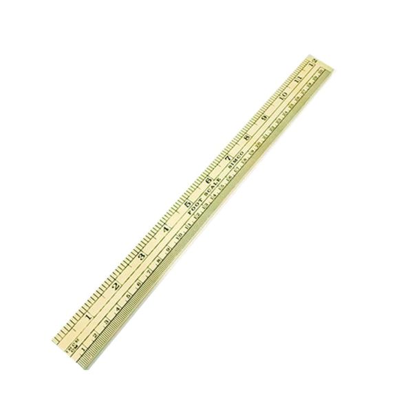 Premium Wooden Ruler 12''