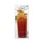 BOYI Paint Brush # 8818-6 (12Pcs) Brown