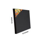 Black Canvas Board for Painting