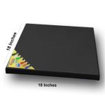 Black Canvas Board for Painting