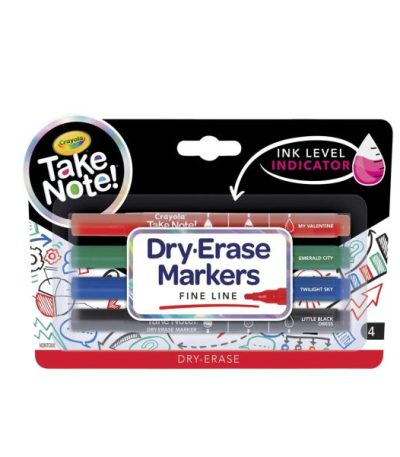 Crayola Dry Erase Markers Set Of 4 586541