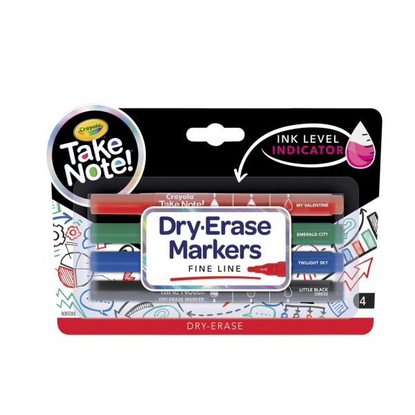 Crayola Dry Erase Markers Set Of 4 586541 Crayola Dry Erase Markers Set Of 4 586541
