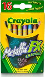 Crayola Metallic Color FX Crayons Pack of 16 528816