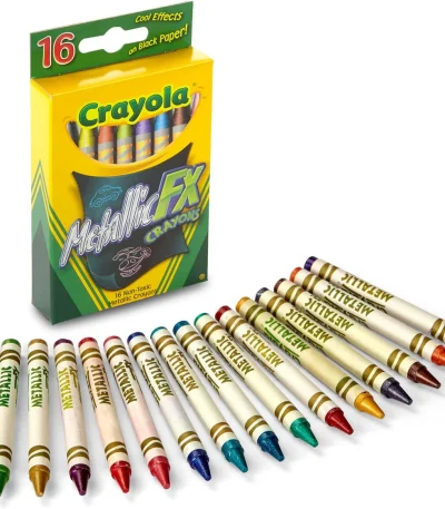 Crayola Metallic Color FX Crayons Pack of 16 528816