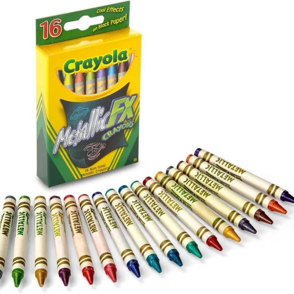 Crayola Metallic Color FX Crayons Pack of 16 528816