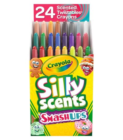 Crayola Silly Scents Smash-Ups Mini Twistables Crayons Pack of 24 523470