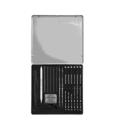 Cretacolor Black Box Charcoal Drawing Set Of 20