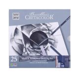 Cretacolor Black & White Box Drawing Set Of 25
