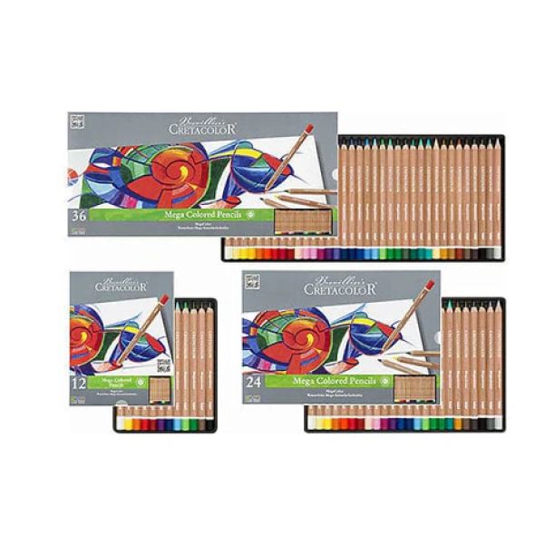 Cretacolor Mega Colored Pencils Set