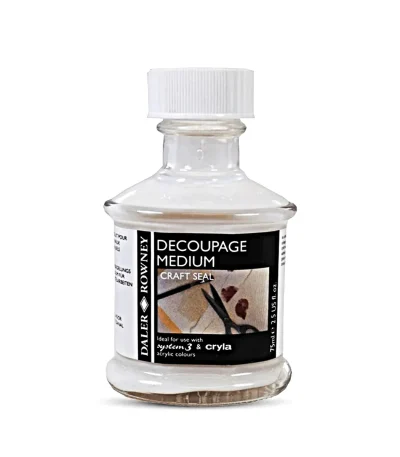 Daler Rowney Acrylic Medium Decoupage Painting 75ml