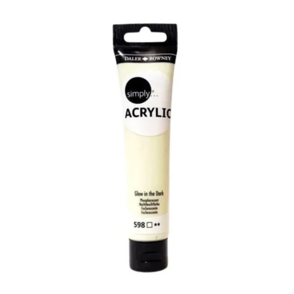 Daler Rowney Simply Acrylic Glow In the Dark Tube 75ml