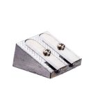 Deli Aluminum Two Hole Sharpener 39762