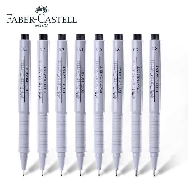Faber Castell Ecco Pigment Fineliner Pen Black New