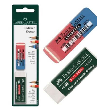 Faber Castell Eraser Set 2Pcs