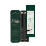 Faber Castell Pitt Graphite Matt Pencil Tin Set of 6