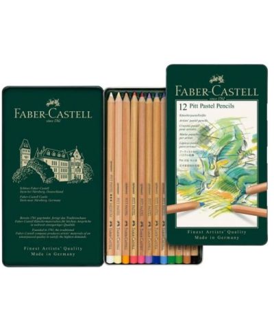 Faber Castell Pitt Pastel Pencil Tin Set