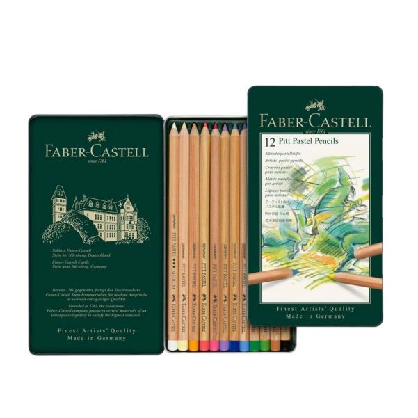 Faber Castell Pitt Pastel Pencil Tin Set
