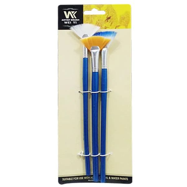 Fan Brush Pack of 3