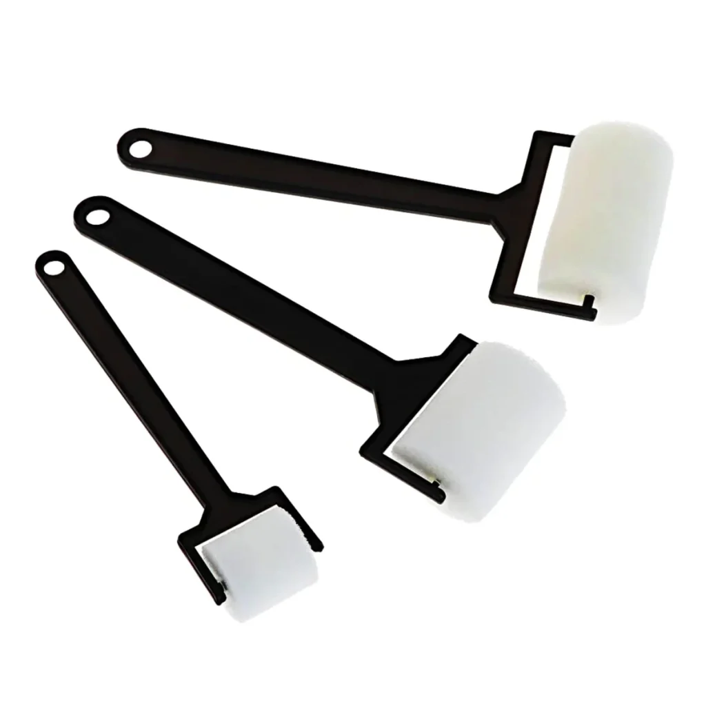Foam Brush Paint Roller Pack of 3