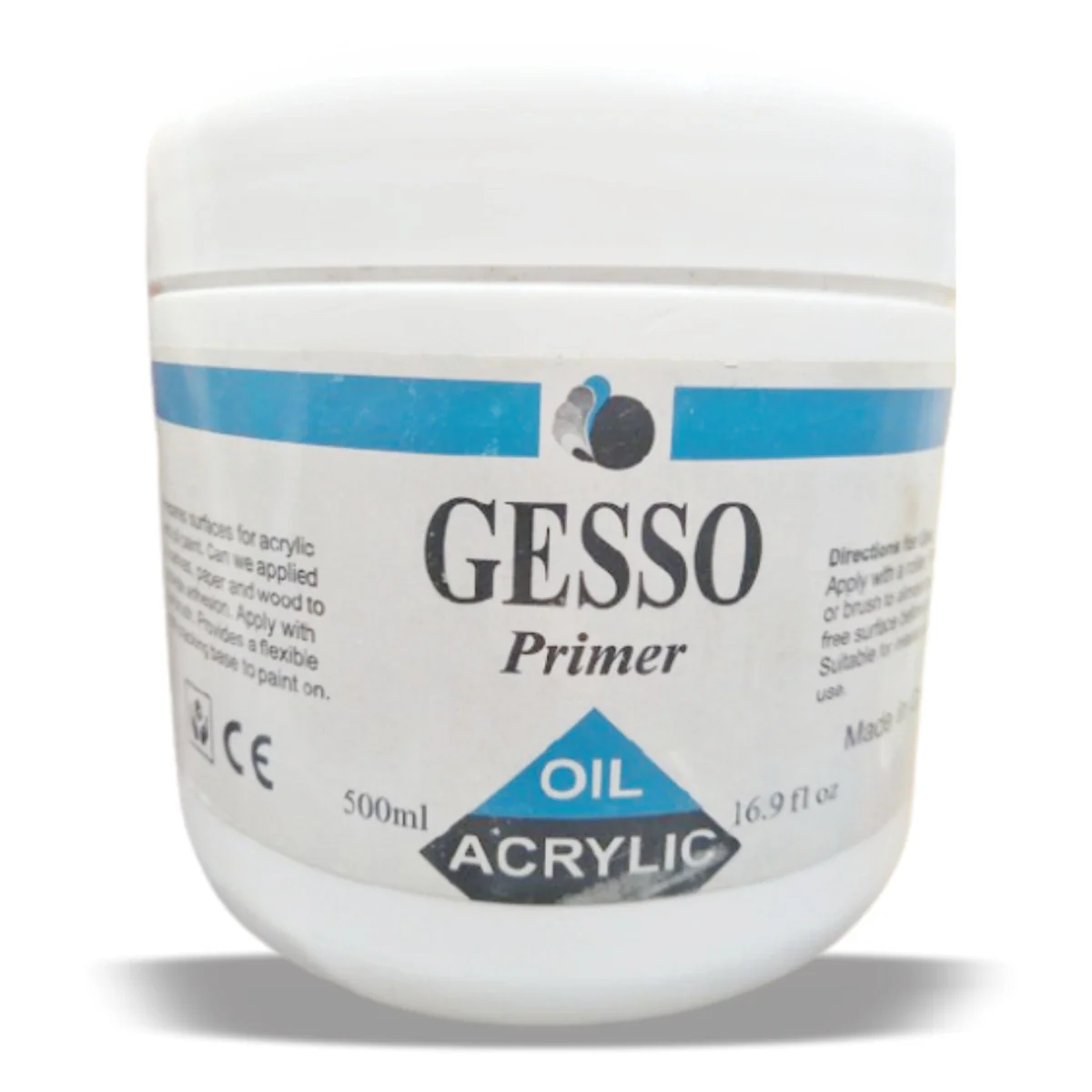 Gesso Primer For Oil & Acrylic 500ml Gesso Primer For Oil & Acrylic