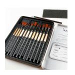 Giorgione Professional Mix Paint Brush Tin Box 12pcs