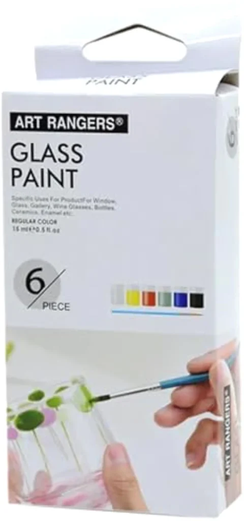 Glass Paint (12Pcs) Set - 15ml - Art Rangers