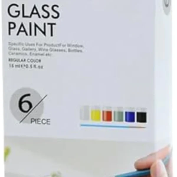 Glass Paint (12Pcs) Set - 15ml - Art Rangers