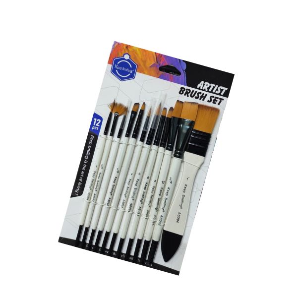 Keep Smiling Artist Value Brush Pack of 12