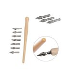 Keep Smiling Calligraphy Holder 7 Nib Set