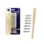 Keep Smiling Calligraphy Holder 7 Nib Set