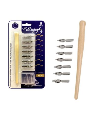 Keep Smiling Calligraphy Holder 7 Nib Set