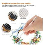 Keep Smiling Chisel Tip Paint Brush Pack of 6