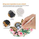 Keep Smiling Filbert Paint Brush Pack of 6