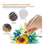 Keep Smiling Flat Tip Paint Brush Pack of 6