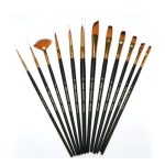 Keep Smiling Mix Artist Brush Set 12Pcs