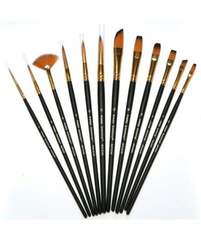 Keep Smiling Mix Artist Brush Set 12Pcs
