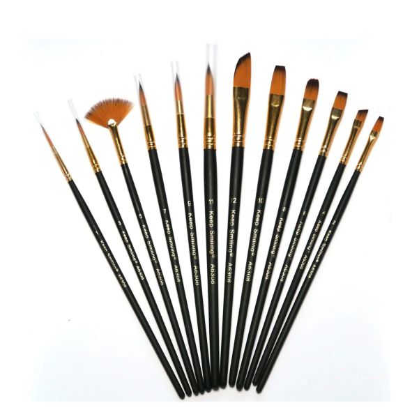 Keep Smiling Mix Artist Brush Set 12Pcs