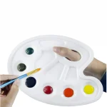 Keep Smiling Plastic Paint Palette 10 Pot Small